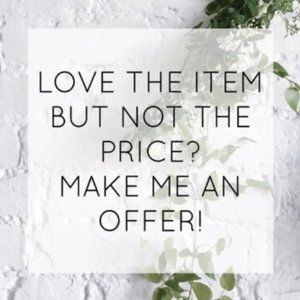 Make Me An Offer For The Items You Love! ❤️
